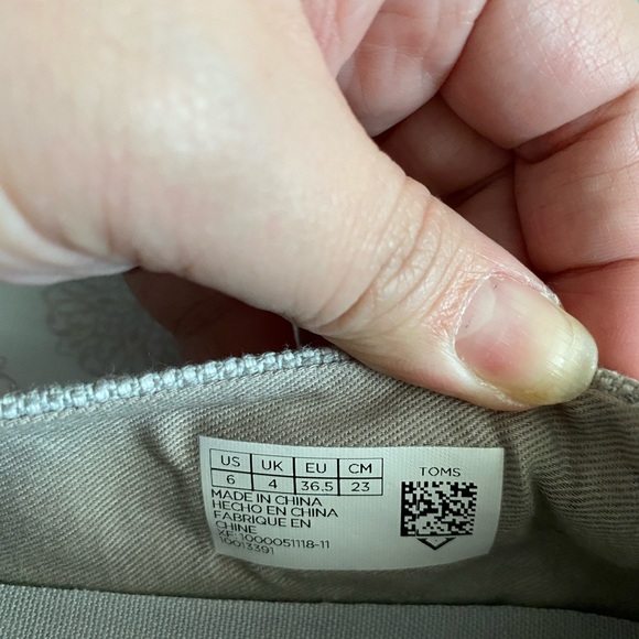 Toms drizzle grey heavy canvas - Picture 7 of 7